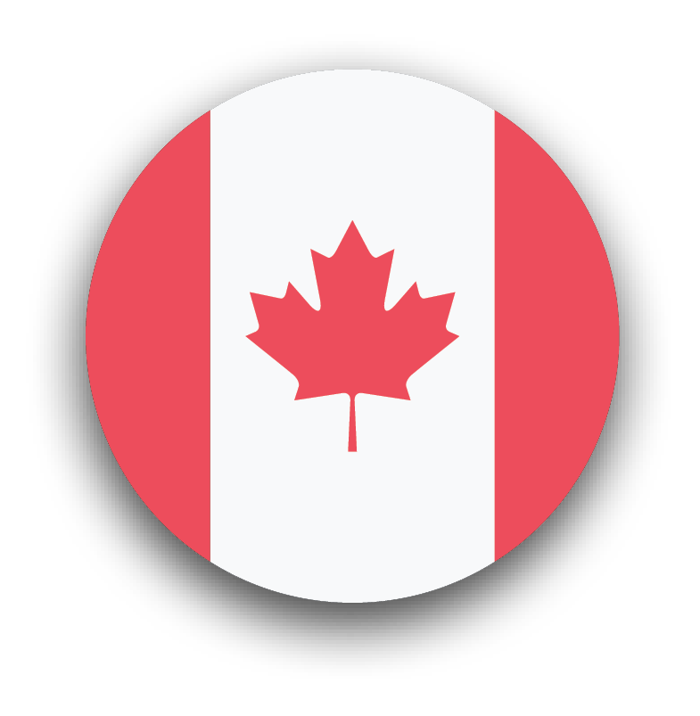 An emoji depicting the flag of Canada.